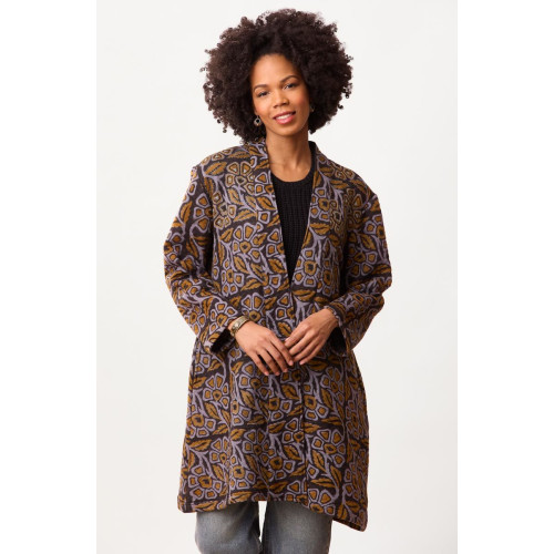 Shimoga Quilted Swing Jacket - Black/Multi